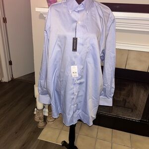 Elegant Sky Blue Dress Shirt for Men